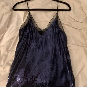 FREE PEOPLE size medium SPARKLY TANK